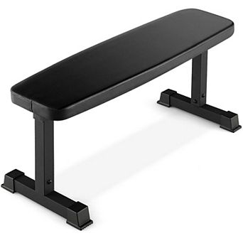 Flat Weight Bench 660 Lbs Heavy Duty Strength Training Bench-black