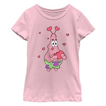 Girls 7-16 Nickelodeon SpongeBob SquarePants Patrick Love Star Graphic Tee