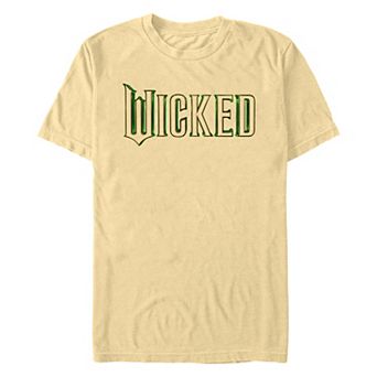 Men's Wicked Logo Title With Soundtrack Comfort Graphic Tee