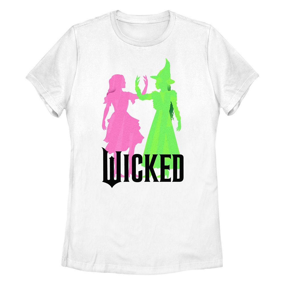 Juniors' Wicked Glinda And Elphaba Witches Together Graphic Tee