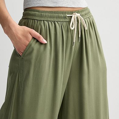 Juniors' SO® High-Rise Baggy Wide Leg Pants