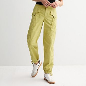 Juniors' SO® Low Rise Cargo Jogger Utility Pants