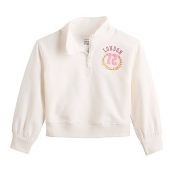Girls 4-12 Jumping Beans® Quarter-Zip Sweatshirt