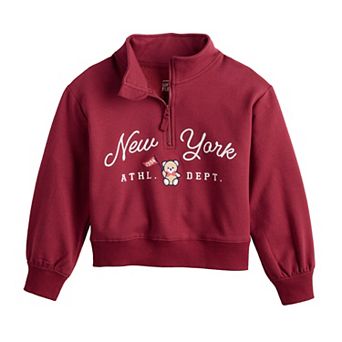 Girls 4-12 Jumping Beans® Quarter-Zip Sweatshirt