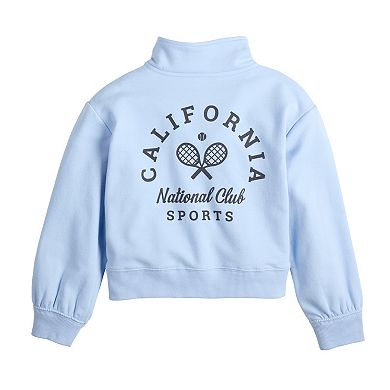 Girls 4-12 Jumping Beans® Tennis League Quarter-Zip Sweatshirt