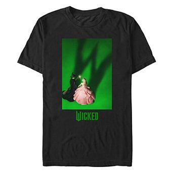 Men's Wicked Elphaba And Glinda Movie Poster Graphic Tee