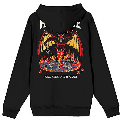 Men's Stranger Things Hellfire Club Graphic Hoodie