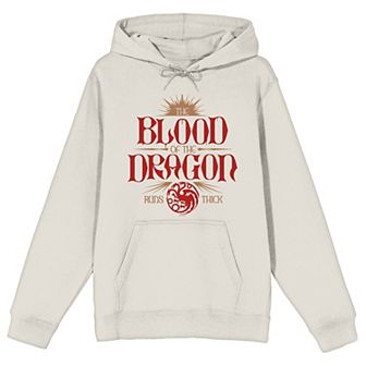 Men's House Of The Dragon The Blood Of The Dragon Runs Thick Graphic Hoodie