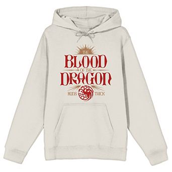 Men's House Of The Dragon The Blood Of The Dragon Runs Thick Graphic Hoodie