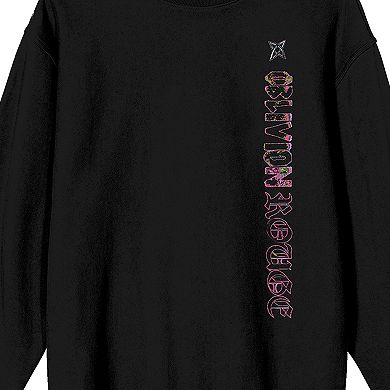 Men's Oblivion Rouge Colorful Long Sleeve Graphic Tee