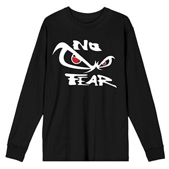 Men's No Fear Logo Long Sleeve Graphic Tee