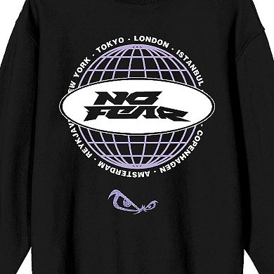 Men's No Fear Oval Logo Long Sleeve Graphic Tee