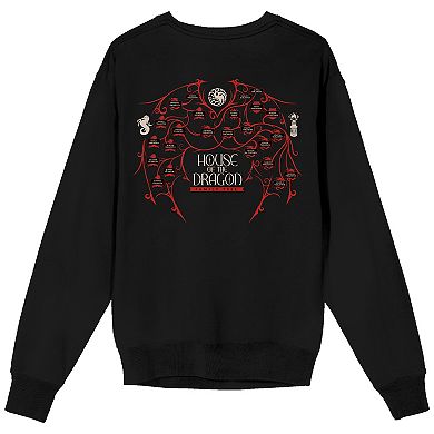 Men's House Of The Dragon Family Tree Long Sleeve Graphic Tee