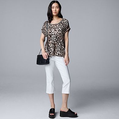 Women's Simply Vera Vera Wang Scoopneck Dolman Tee