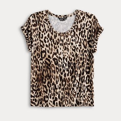 Women's Simply Vera Vera Wang Scoopneck Dolman Tee
