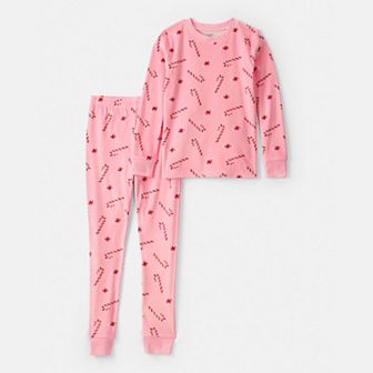 Girls 4-14 Carter's DreamPlush Long Sleeve Pajama Top & Pajama Bottoms Set