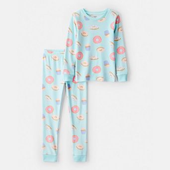 Girls 4-14 Carter's DreamPlush Long Sleeve Pajama Top & Pajama Bottoms Set