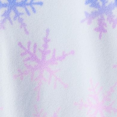 Girls 4-14 Carter's Fleece Long Sleeve Loose Fit Footed Pajamas