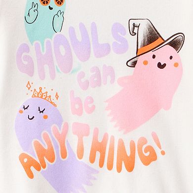 Toddler Girl Carter's 2-pc. "Ghouls Can Be Anything" Pajama Top & Pajama Bottoms Set