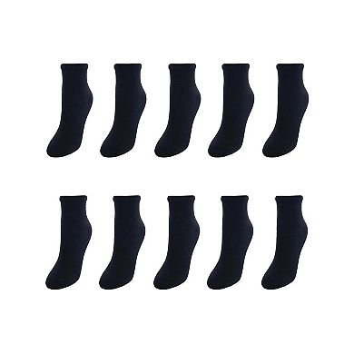 Sock Trends Women's Fully Cushioned Comfort Ankle Socks (10 Pair Pack)