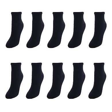 Sock Trends Women's Fully Cushioned Comfort Ankle Socks (10 Pair Pack)
