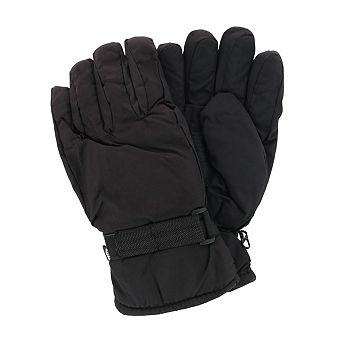 Iceberg Polar Wear Men's Thermal Lined Solid Color Winter Ski Glove