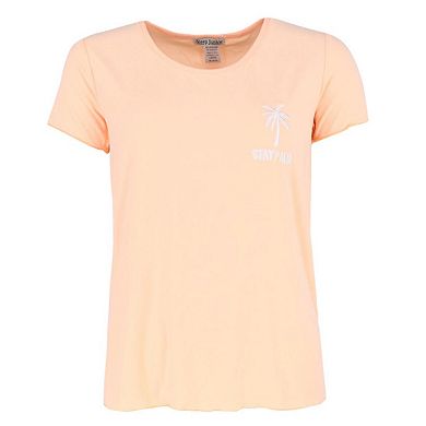 Sleep Junkie Women's Stay Palm Short Sleeve Capri Set