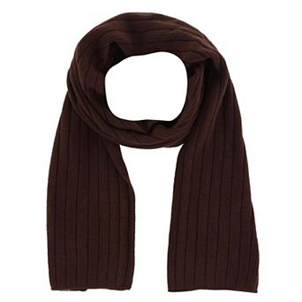G&S Originals Women's Solid Color Winter Knit Scarf