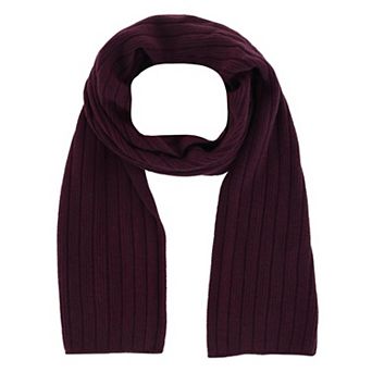 G&S Originals Women's Solid Color Winter Knit Scarf