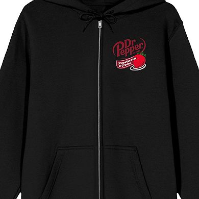 Juniors' Dr. Pepper Strawberries & Cream Graphic Hoodie