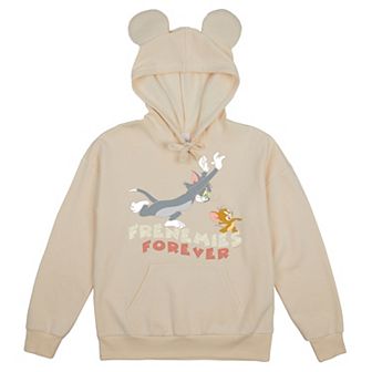 Juniors' Tom & Jerry Frenemies Forever Graphic Hoodie