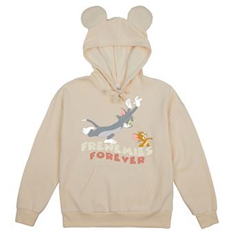 Juniors' Tom & Jerry Frenemies Forever Graphic Hoodie