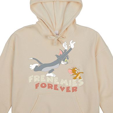 Juniors' Tom & Jerry Frenemies Forever Graphic Hoodie