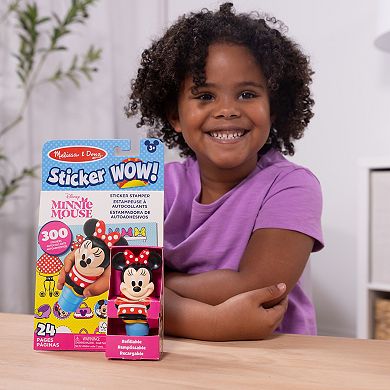Melissa & Doug Disney Mickey Mouse 300 Sticker WOW!™ 24-Page Activity Pad and Sticker Stamper