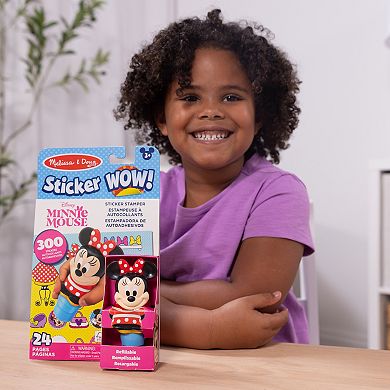 Melissa & Doug Disney Mickey Mouse 300 Sticker WOW!™ 24-Page Activity Pad and Sticker Stamper