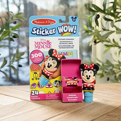 Melissa & Doug Disney Mickey Mouse 300 Sticker WOW!™ 24-Page Activity Pad and Sticker Stamper