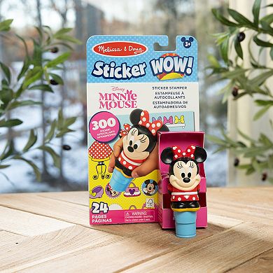 Melissa & Doug Disney Mickey Mouse 300 Sticker WOW!™ 24-Page Activity Pad and Sticker Stamper