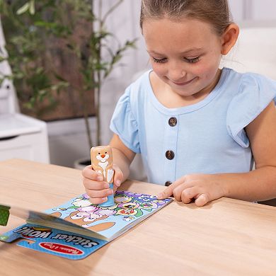 Melissa & Doug Sticker WOW!™ 24-Page 300 Stickers Activity Pad and Sticker Stamper