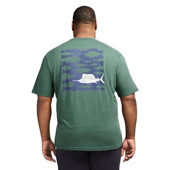 Big & Tall IZOD Saltwater Short Sleeve Graphic Tee