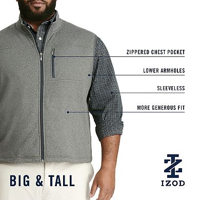 Big & Tall IZOD Sweater Fleece Vest