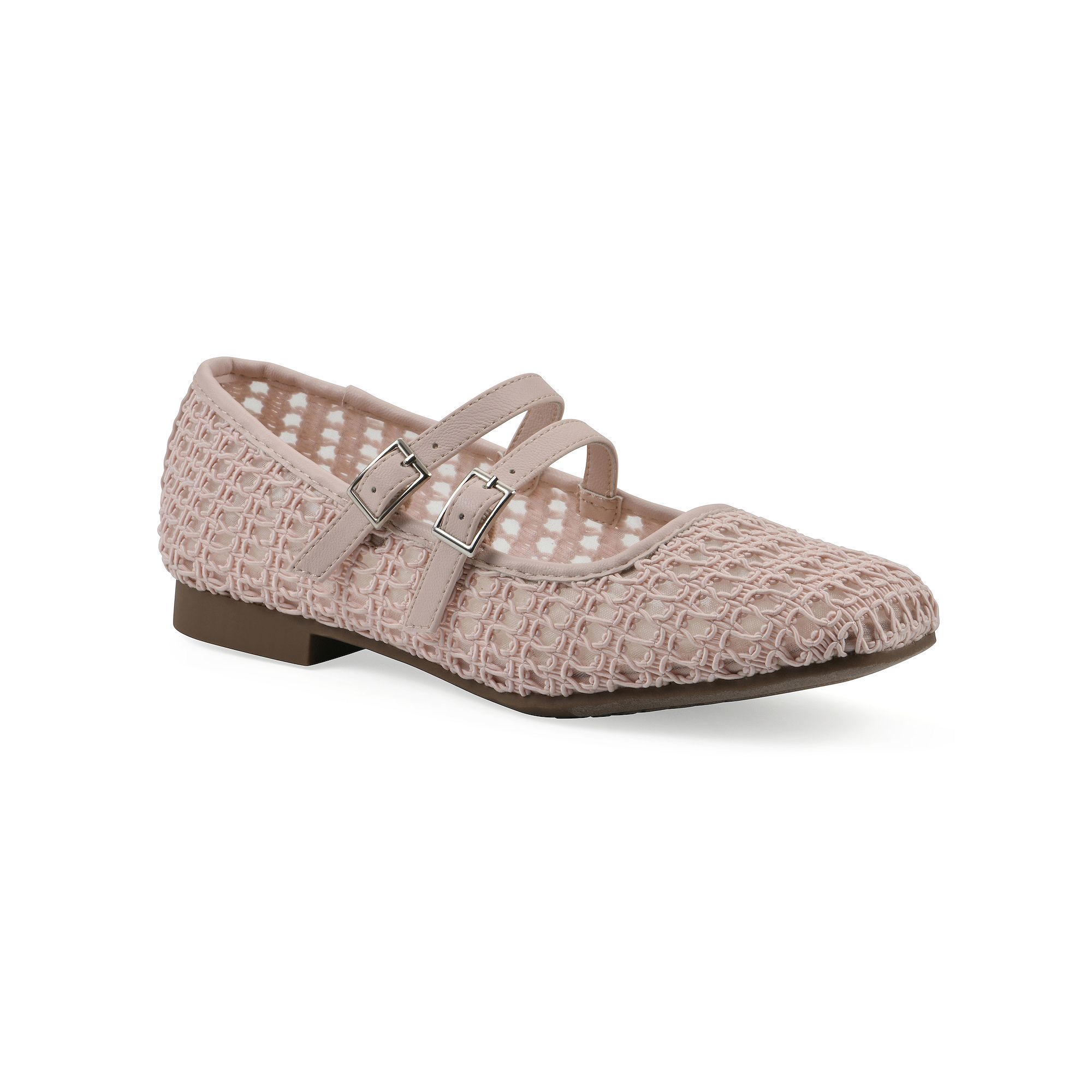 Cliffs by White Mountain Besnik Womens Mary Jane Flats, Size: 6 Wide, Ligh