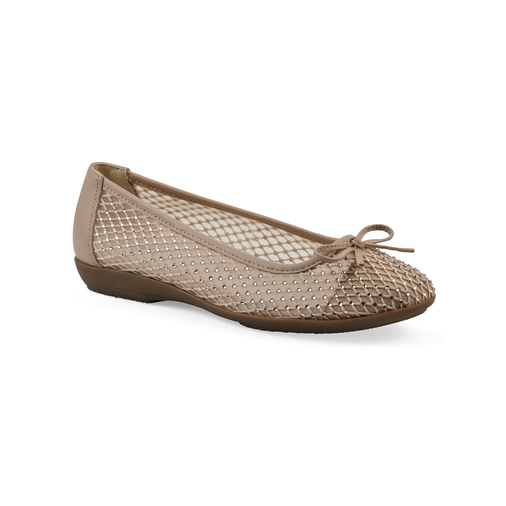 Cliffs by White Mountain Carlicia Womens Ballet Flats, Size: 6, Brown Fabr
