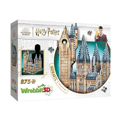 Wrebbit Harry Potter Collection - Hogwarts Castle - 2 3D Puzzles: Great Hall and Astronomy Tower: 1725 Pcs