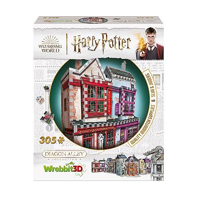 Wrebbit Harry Potter Diagon Alley Collection - Ollivander's Shop, Quidditch Supplies, Madam Malkin's, Weasleys' Wizard Wheezes: 1175 Pcs