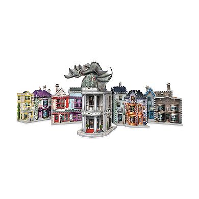 Wrebbit Harry Potter Diagon Alley Collection - Ollivander's Shop, Quidditch Supplies, Madam Malkin's, Weasleys' Wizard Wheezes: 1175 Pcs
