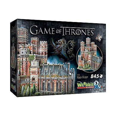 Wrebbit Game of Thrones - 2 3D Puzzles: The Red Keep and Winterfell: 1755 Pcs
