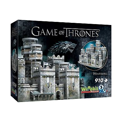 Wrebbit Game of Thrones - 2 3D Puzzles: The Red Keep and Winterfell: 1755 Pcs