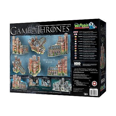 Wrebbit Game of Thrones - 2 3D Puzzles: The Red Keep and Winterfell: 1755 Pcs