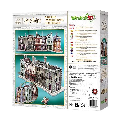 Wrebbit Harry Potter Collection - Diagon Alley 3D Puzzle: 450 Pcs