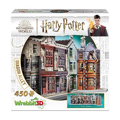 Wrebbit Harry Potter Collection - Diagon Alley 3D Puzzle: 450 Pcs